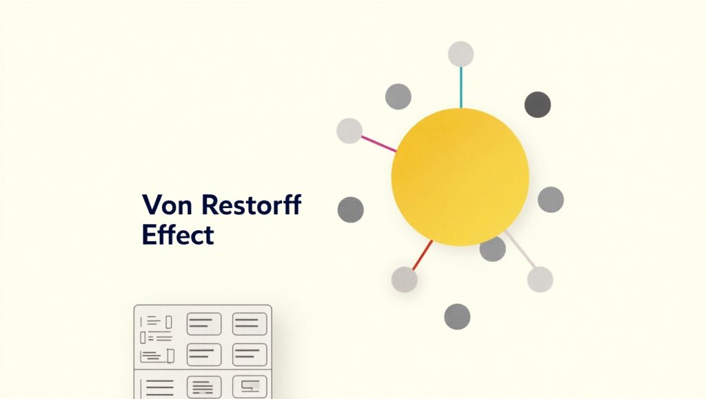 What Is the Von Restorff Effect and How It Help UX Design